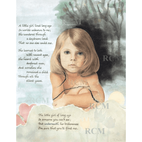 Broken Little Girl 16x20 Unmatted Artwork Linda Price Reproduction