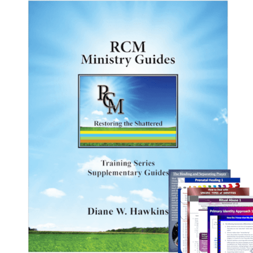 Ministry Guide Full Set front Cover Image Restoration in Christ Ministries RCM Restoring the Shattered Training Series Supplemental Guides