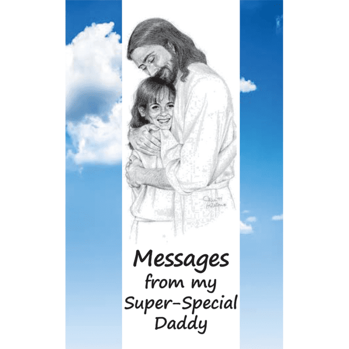 Messages From My Super-Special Daddy by Diane Hawkins Restoration in Christ Ministries RCM Front Cover Image