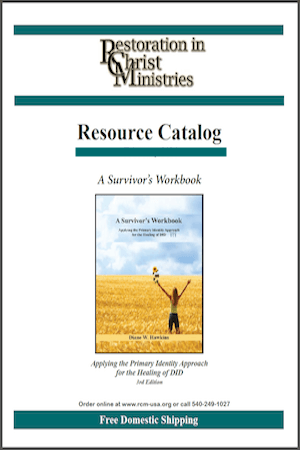 RCM Catalog Restoration in Christ Ministries Catalog Front Cover Image