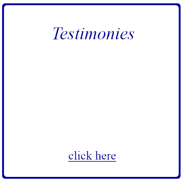 RCM Restoration in Christ Ministries Testimonies Image Icon Click Here