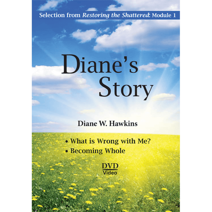 Diane's Story DVD by Diane Hawkins Restoration in Christ Ministries RCM Front Cover Image